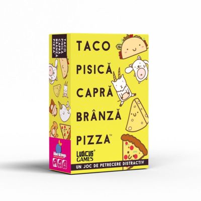 Joc de petrecere Taco Pisica Capra Branza Pizza limba romana