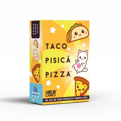 Joc de carti pentru copii Taco Pisica Pizza limba romana
