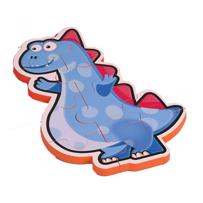 PUZZLE DIN SPUMA EVA MAXI CU 10 PIESE ALBASTRU PUEDO