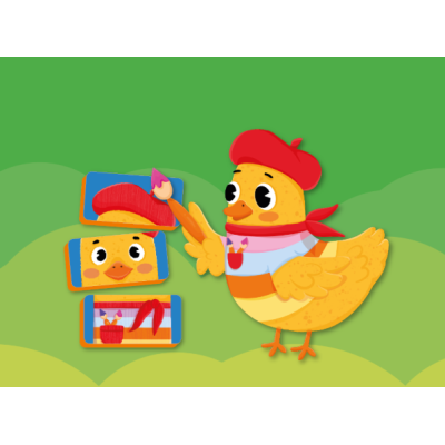 PUZZLE MAGNETIC DIN SPUMA EVA CU FETE PUEDO