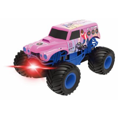 MASINUTA CU LUMINI SUNETE SI FRICTIUNE SCARA 1/24 19CM ROZ