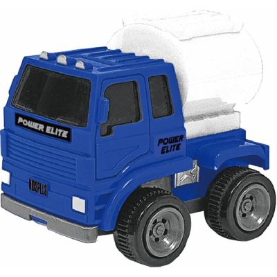 VEHICULE CU FRICTIUNE SCARA 1/43 10CM AUTOCISTERNA ALBASTRA