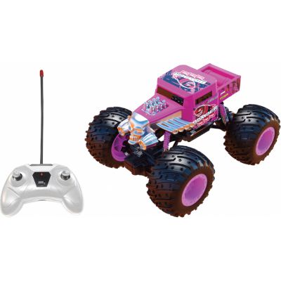 MASINUTA CU TELECOMANDA TIP CAMION BEAST RUNNERS SCARA 1/24 21CM ROZ