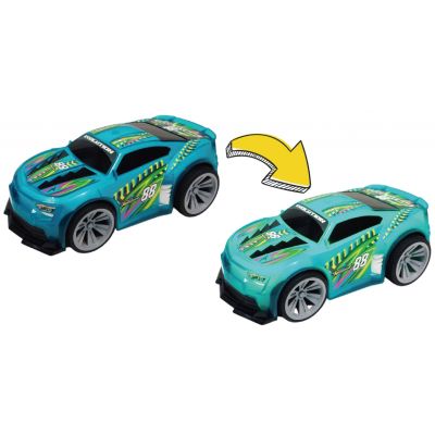 MASINUTA CU LUMINI SUNETE SI SISTEM PULLBACK RACER SCARA 1/24 VERDE