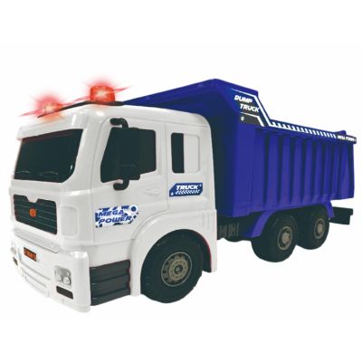 VEHICULE CU LUMINI SUNETE SI FRICTIUNE SCARA 1/6 BASCULANTA MOV