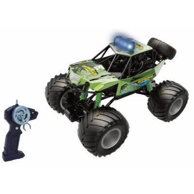 MASINUTA CU TELECOMANDA BIG FOOT SCARA 1/10 44CM VERDE