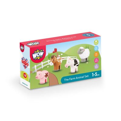 Jucarie pentru copii Set animale de ferma Farm Animal Set WOW Toys