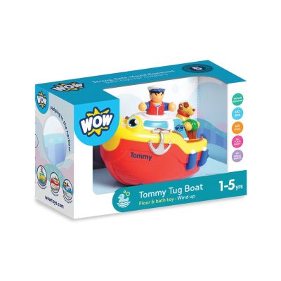 Jucarie de baie Barca Tommy Tug Boat WOW Toys