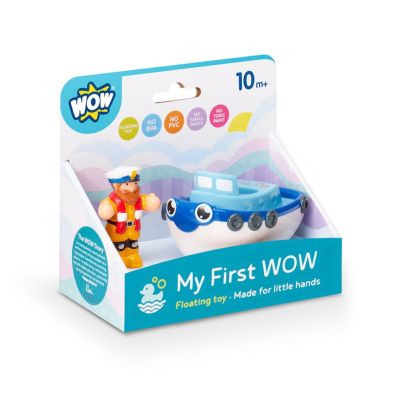 Jucarie de baie Prima mea barca My First WOW Tug Boat Tim WOW Toys