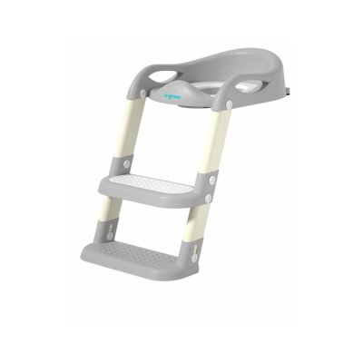 Reductor de toaleta pentru copii cu scara gri U-Grow