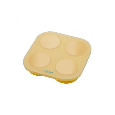 Recipient colapsibil din silicon stocare hrana 4 compartimente 240 ml U-Grow