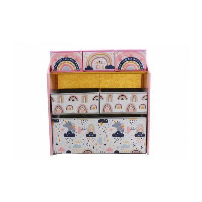 Dulap depozitare jucarii Super girl U-Grow