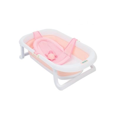 Cadita pliabila cu reductor detasabil si termometru roz U-Grow