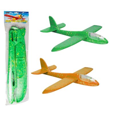 Avion din polistiren cu led 37x35 cm