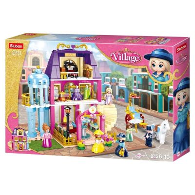 Set de constructie Girl\'s Dream, 526 piese, Centrul Comercial - Sluban