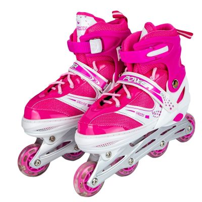 Role pentru copii, roti PVC, L (38-41), roz