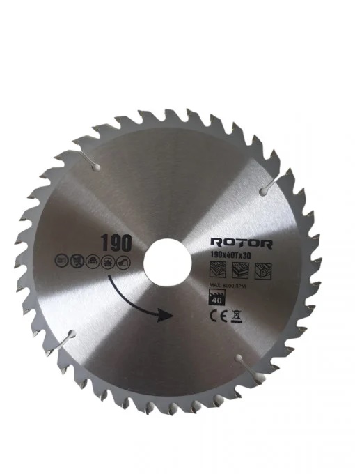 190X30 40T disc de taiat lemn ROTOR