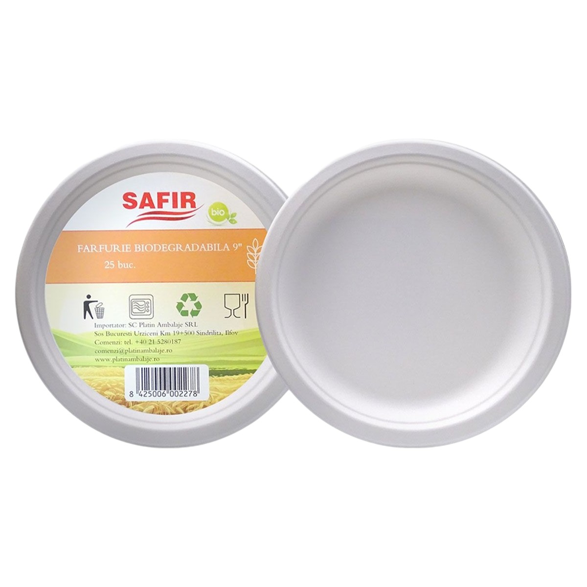 FARFURIE BIO 22CM 25 BUC/SET