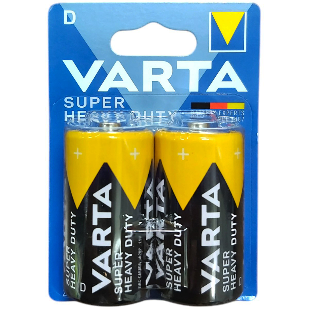 VARTA SUPERLIFE BATERII ZN R20 D 2BUC/BLISTER