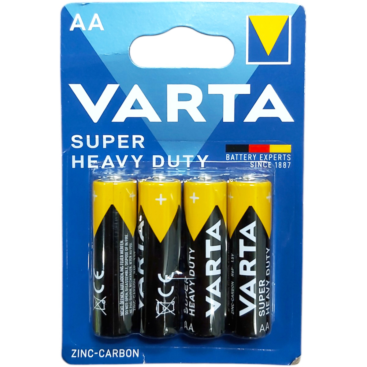 VARTA SUPERLIFE BATERII ZN R6 AA 4BUC/BLISTER