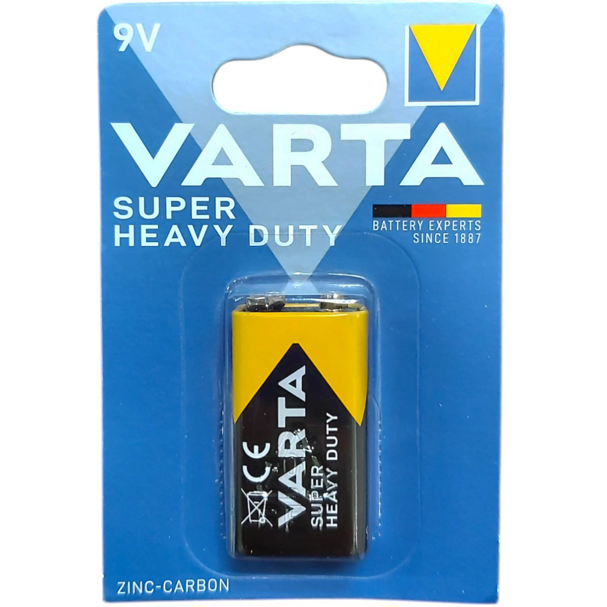 VARTA SUPERLIFE BATERII ZN 9V 1BUC/BLISTER