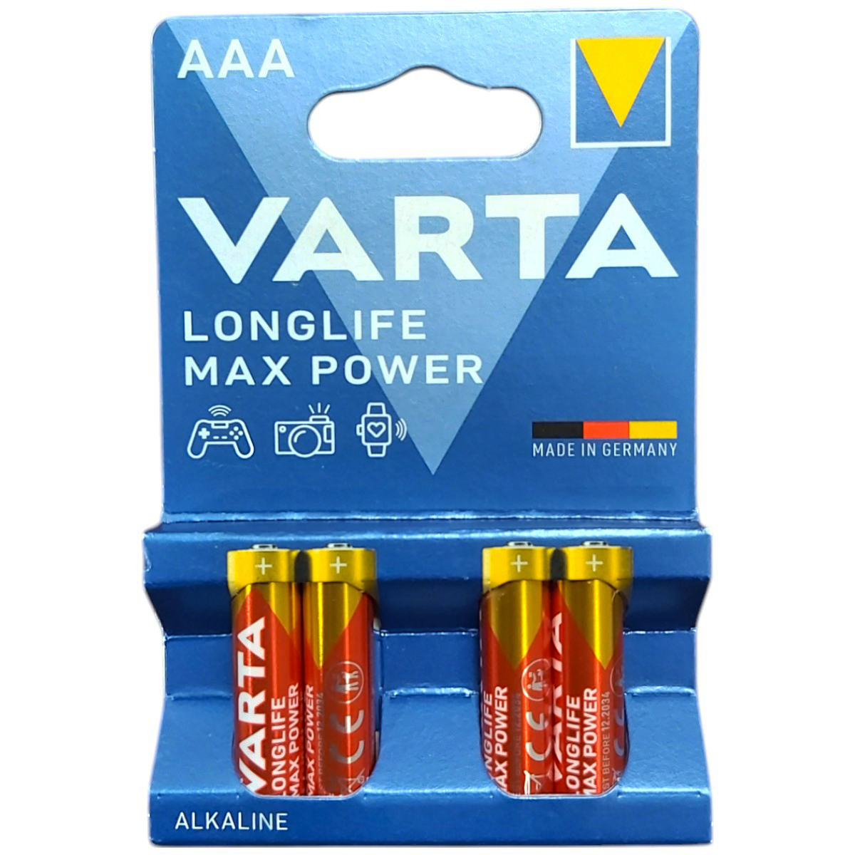 VARTA LONGLIFE MAX BATERII ALK R3 AAA 4BUC/BLISTER
