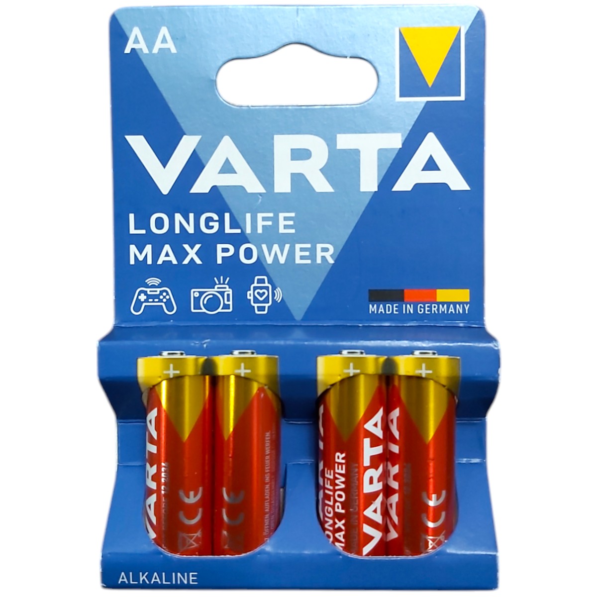 VARTA LONGLIFE MAX BATERII ALK R6 AA 4BUC/BLISTER