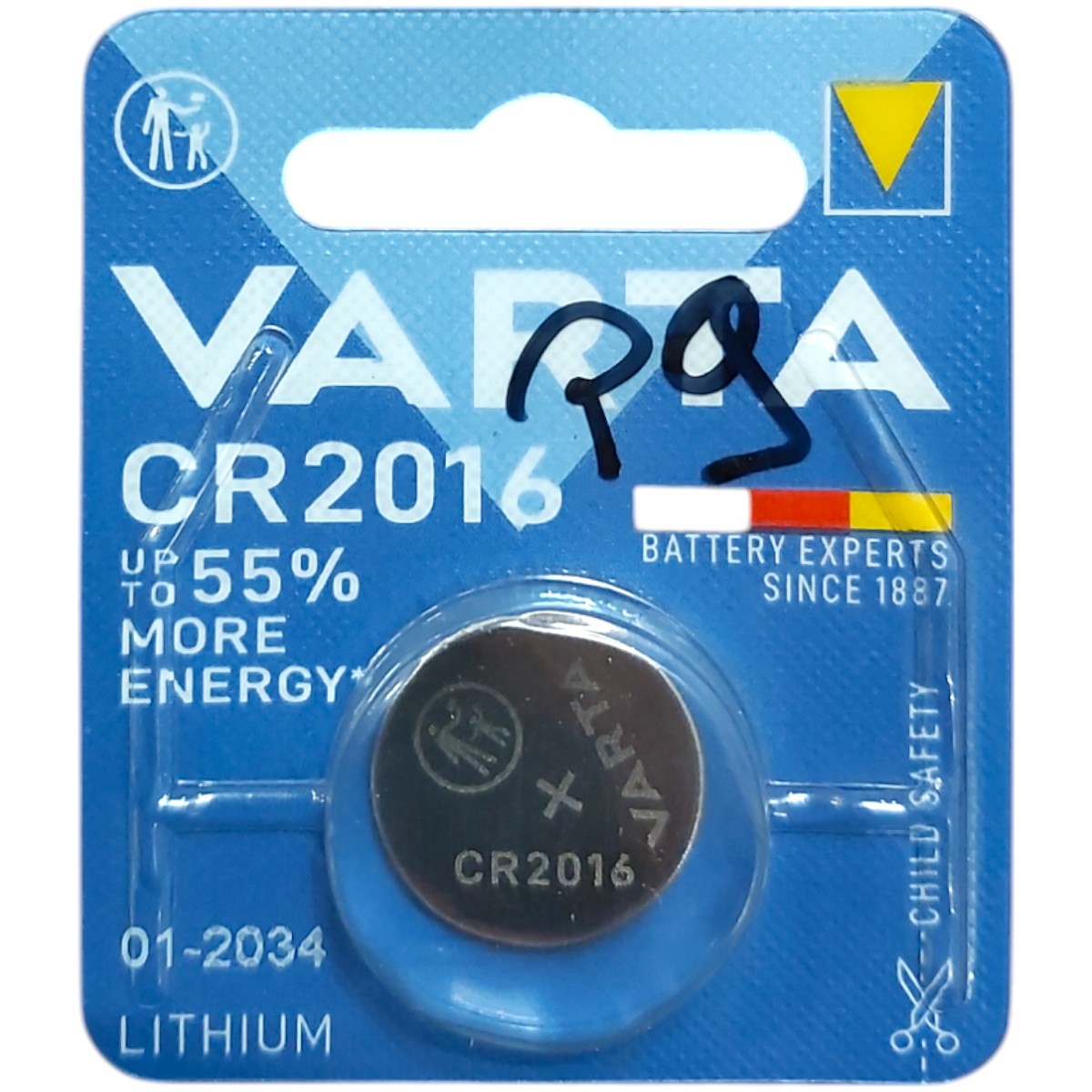 VARTA BATERII LITIU CR2016 1BUC/BLISTER