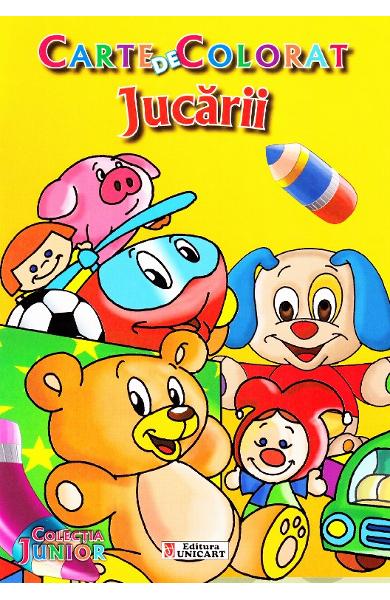 Jucarii. carte de colorat editura unicart