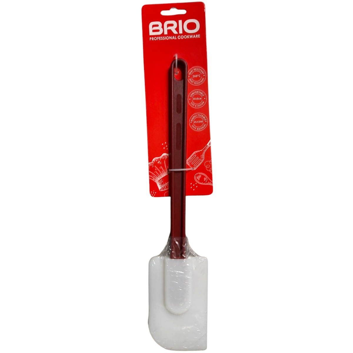 BRIO SPATULA PROFESIONALA SILICON 36X8CM 104529