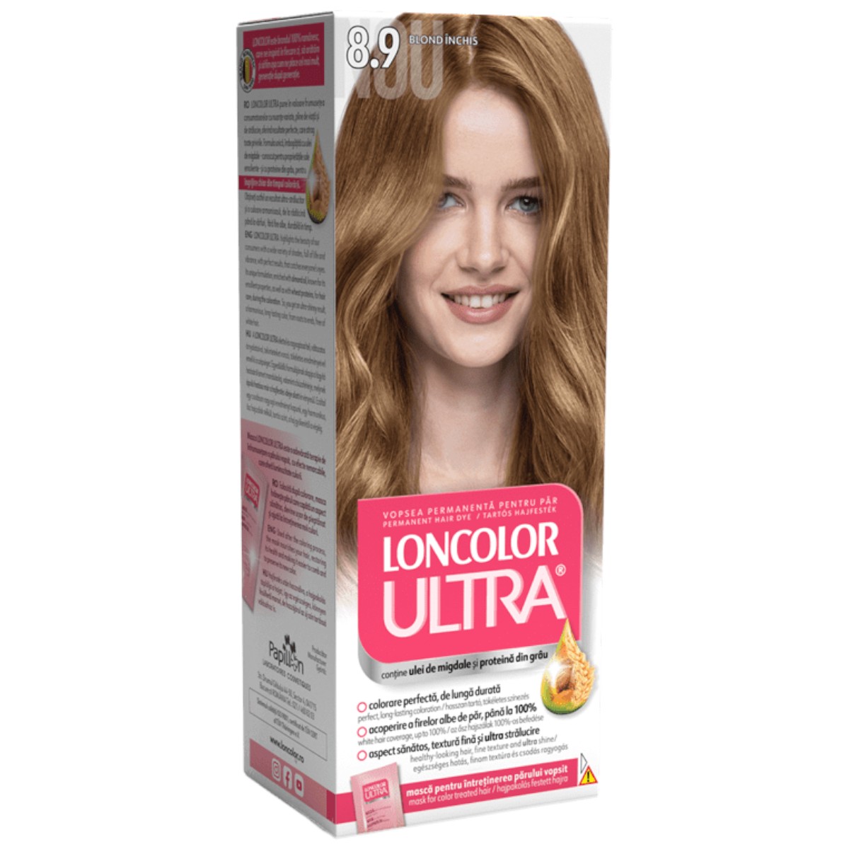 LONCOLOR ULTRA VOPSEA DE PAR 8.9 BLOND INCHIS