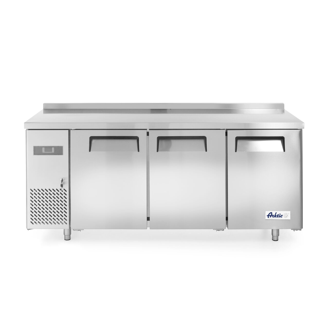 Frigider profesional ARKTIC by Hendi Kitchen Line cu 3 usi, 291 l, 1800x600x(H)800 mm otel inoxidabil 0/8 gr C ,270 W/230V, 3 rafturi, 2x 430x428 mm, 1x 490x428 mm incluse