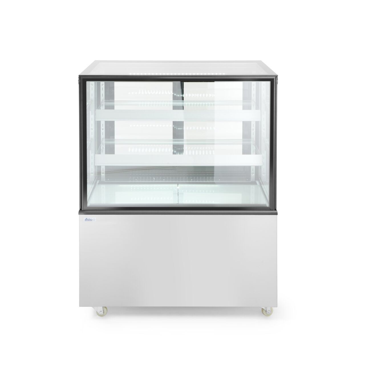 Vitrina frigorifica de prezentare interval temp. 2/6 grade C, corp inox, 610 litri, 500 W ARKTIC by Hendi, 1815x675x(H)1210 mm