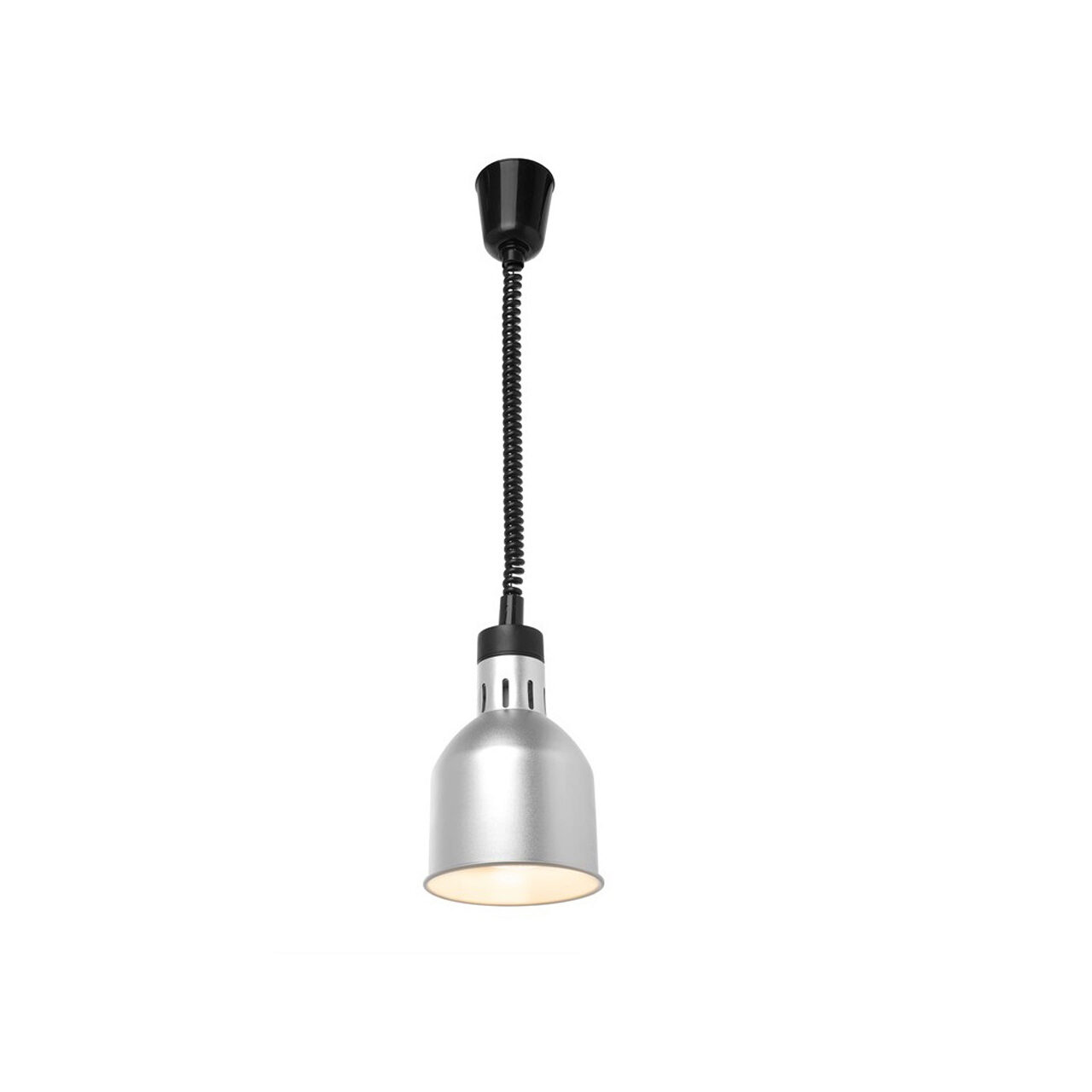 Lampa incalzire infrarosu pentru pastrarea la cald a alimentelor 250W - culoare argintiu