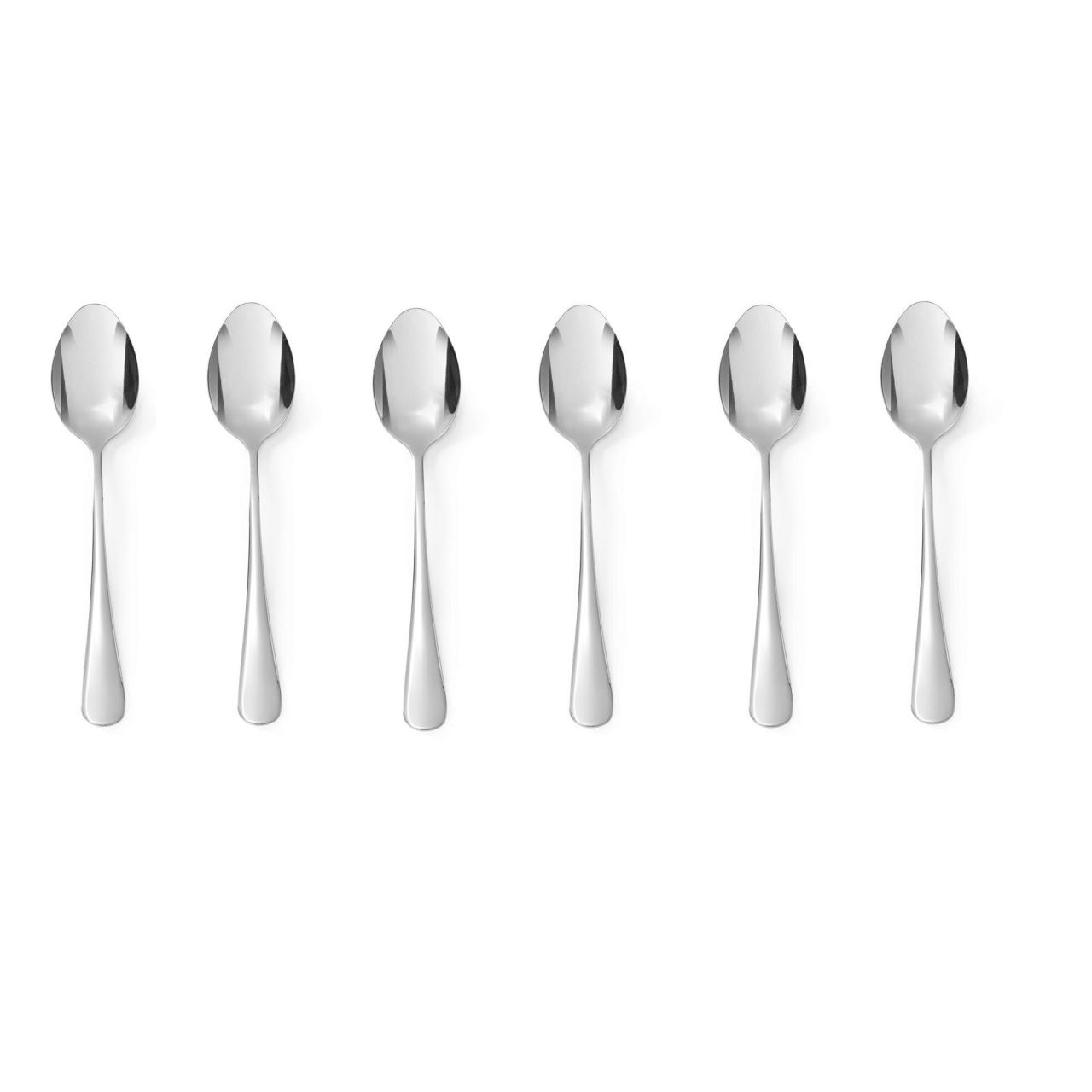 Set 6 linguri pentru masa din inox, (L) 186 mm, finisaj oglinda, Hendi Profi Line