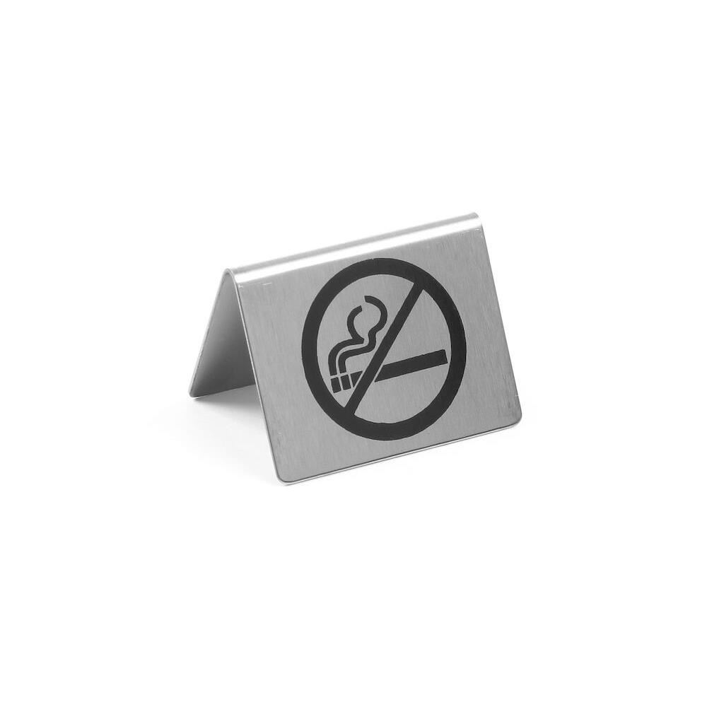 Semn pentru masa "Fumatul interzis", otel inoxidabil, Hendi
