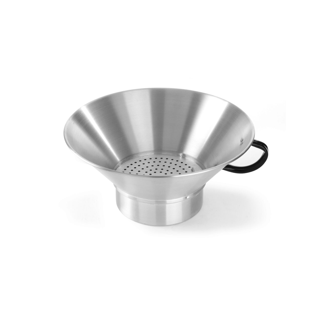 Colander / Sita pentru cartofi prajiti, aluminiu, 400x(H)170 mm, Hendi, cu sita detasabila si maner