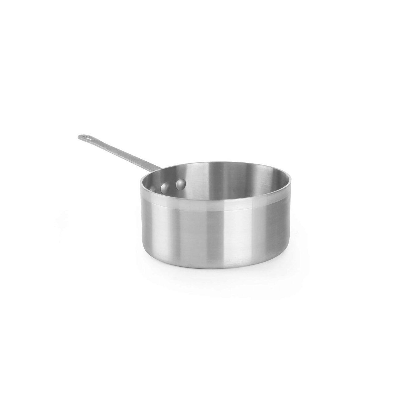 Cratita cu coada, 1,5 Lit,16 cm diametru x 7,5 cm inaltime, inox, gama Hendi Profi Line, potrivita si pentru uz profesional