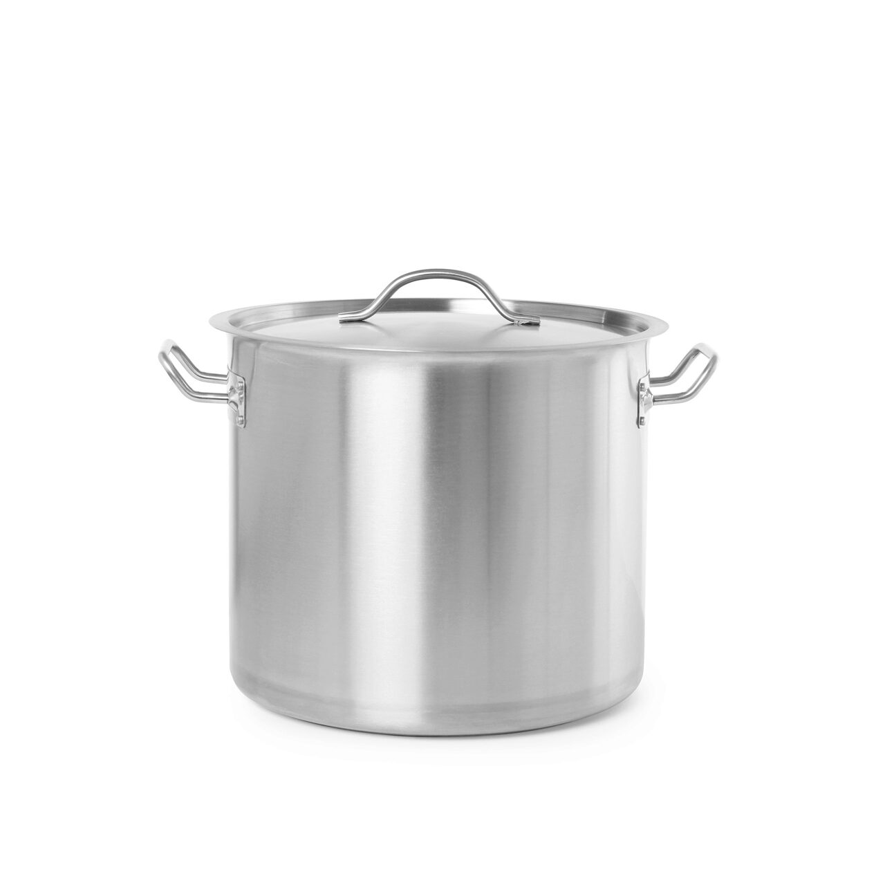 Oala cu capac, 37 Lit , 36 cm diametru x 36 cm inaltime, inox, Hendi Budget Line, potrivita si pt uz profesional