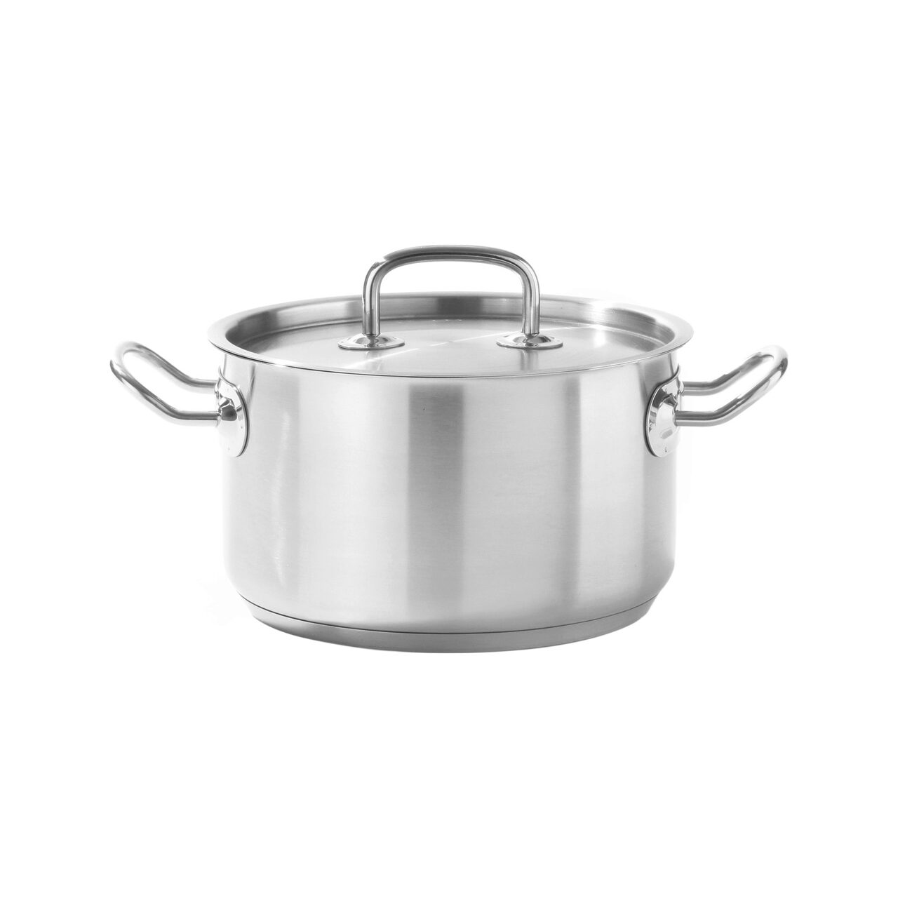 Oala cu capac 7 Lit, 24 cm diametru x15 cm inaltime, inox, gama Hendi Profi Line