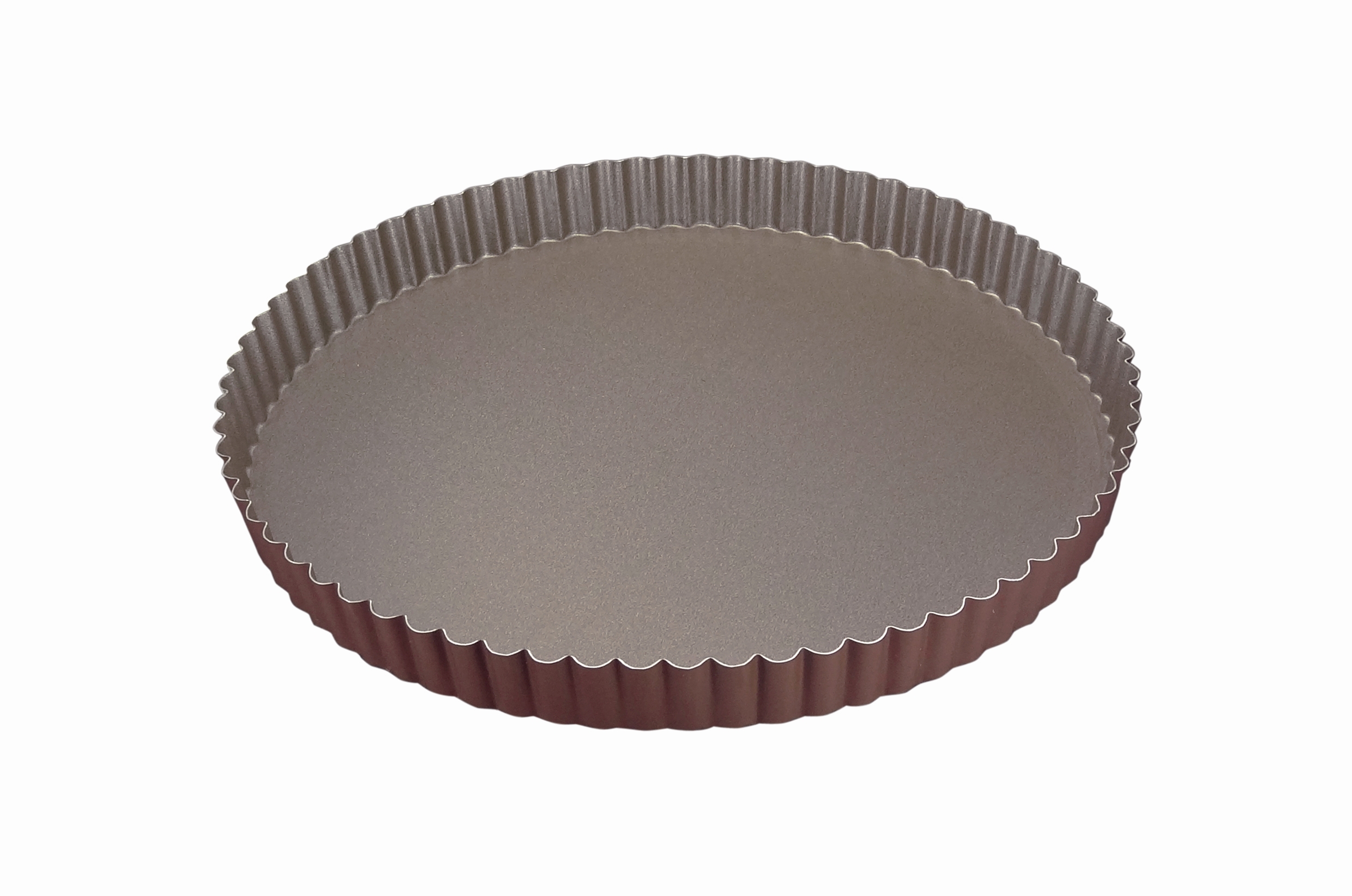 Forma pentru tarte, dimensiune 260x240x25h mm, maro