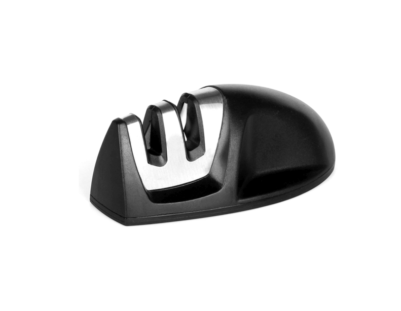 Ascutitor de cutite manual,  fabricat din ABS si inox, cu doua mecanisme de ascutire