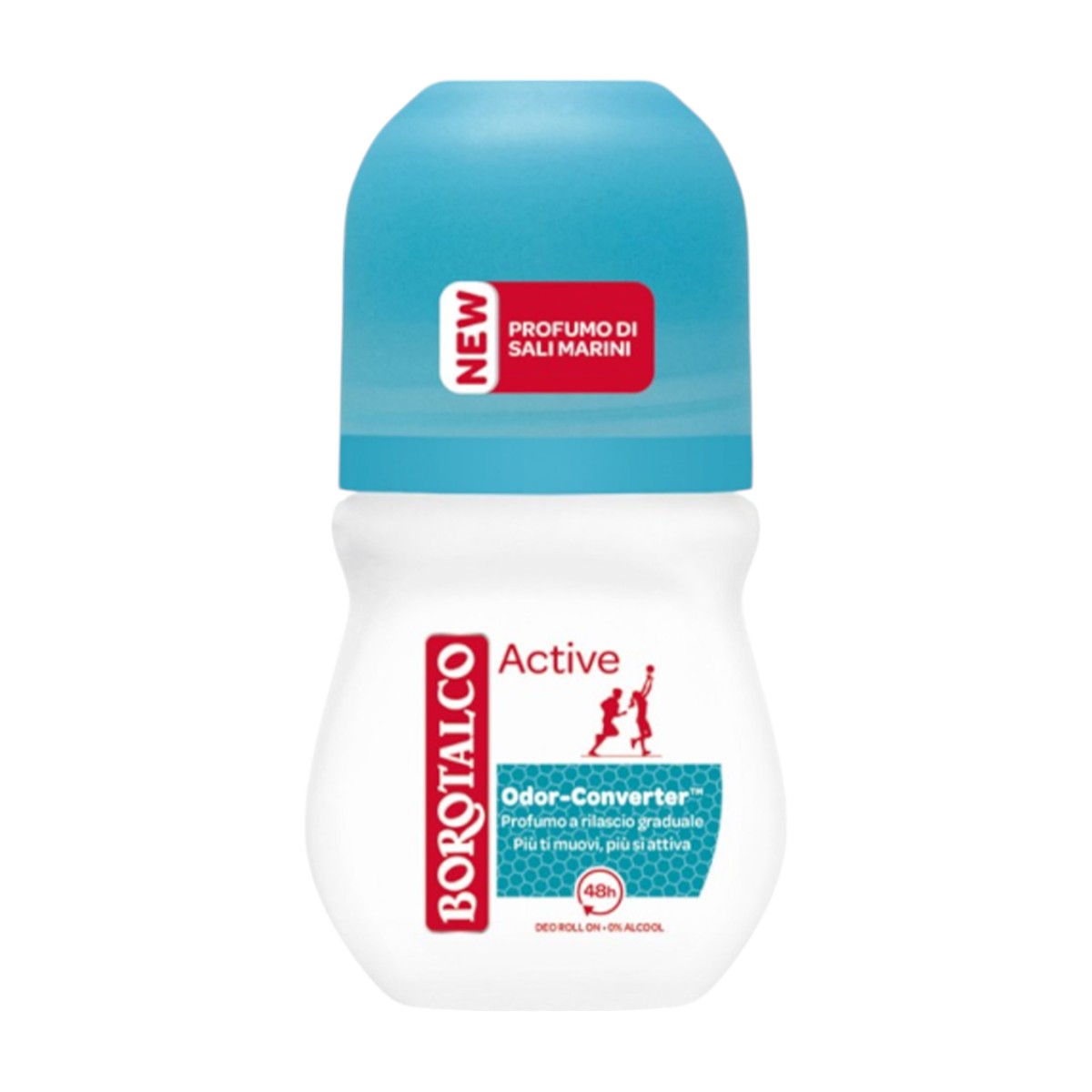 BOROTALCO DEO ROLL-ON 50ML ACTIVE SEA SALTS FRESH