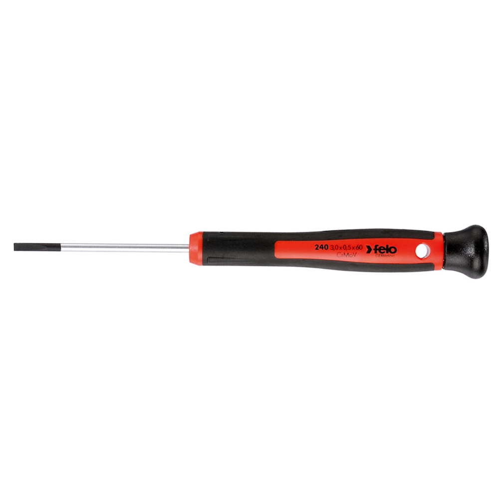 Felo 24004350, Surubelnita de precizie cu varf drept 4.0x0.8mm