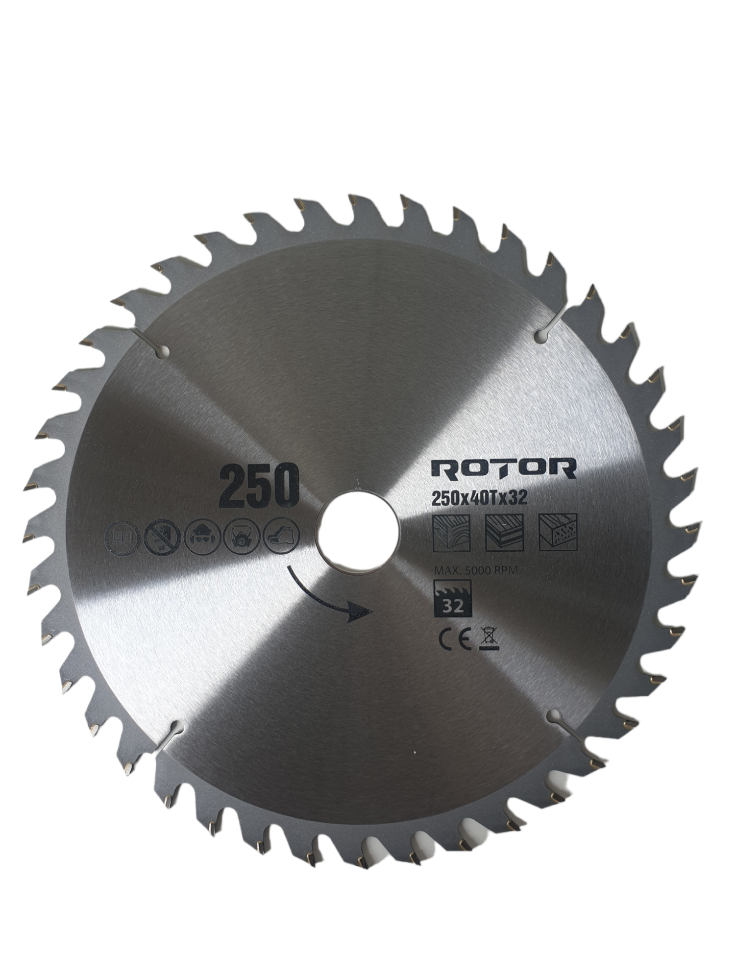 250X32 40T disc de taiat lemnul ROTOR