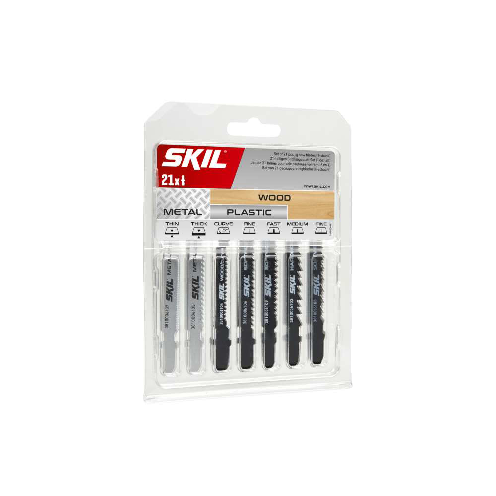 SKIL 2610S00920 set 21 de panze pentru fierastrau vertical, coada in T