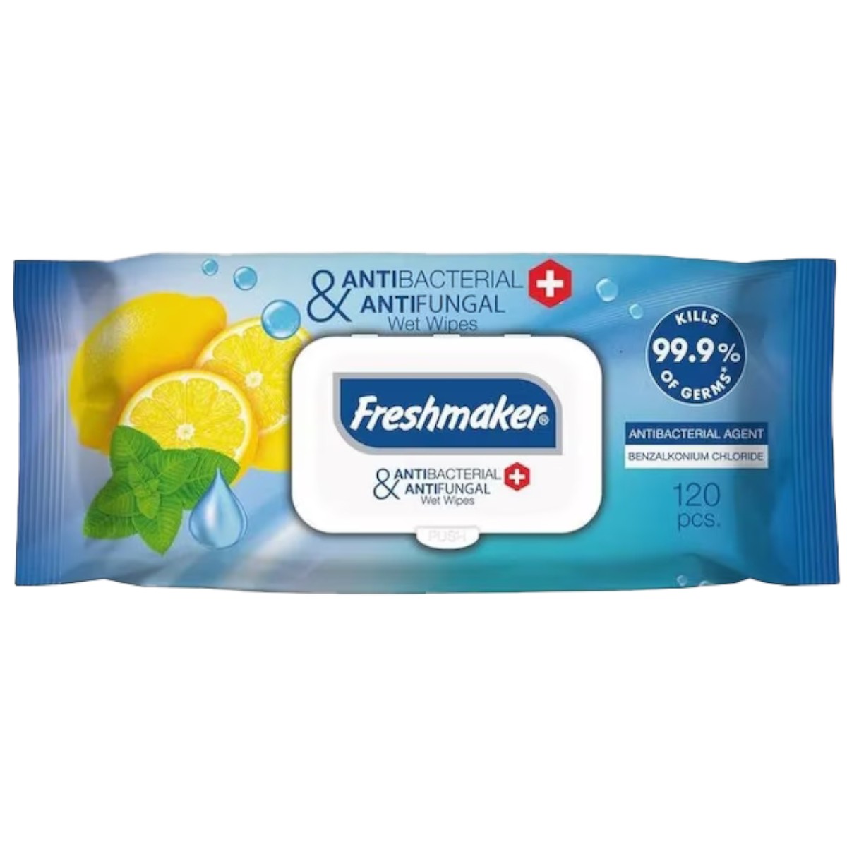FRESHMAKER SERVETELE UMEDE ANTIBACTERIENE CAPAC 120BUC