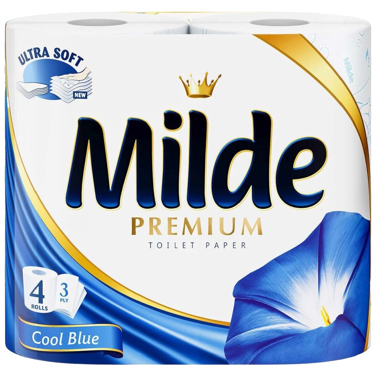 MILDE HARTIE IGIENICA 4ROLE 3STR COOL BLUE