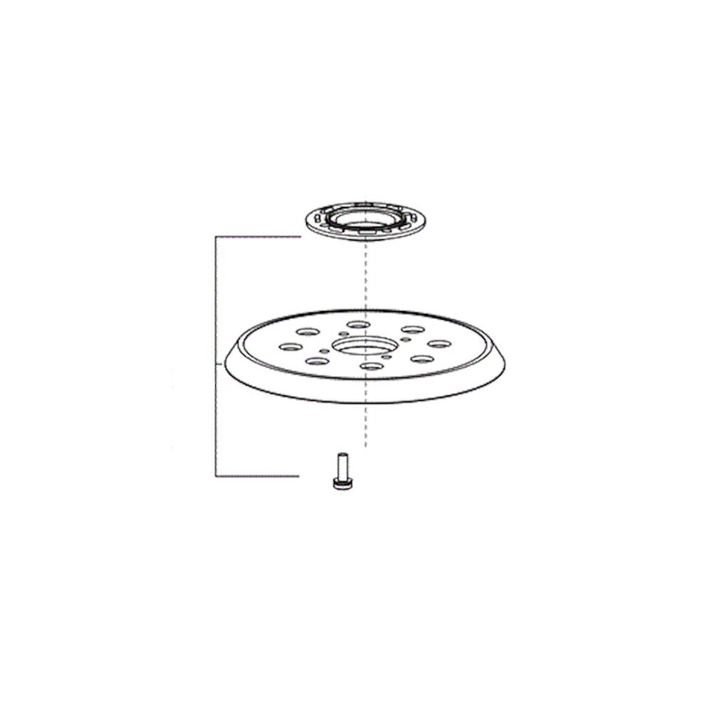 SKIL 2826632001, Kit placa de baza pentru slefuitoarele 7480 si 3745