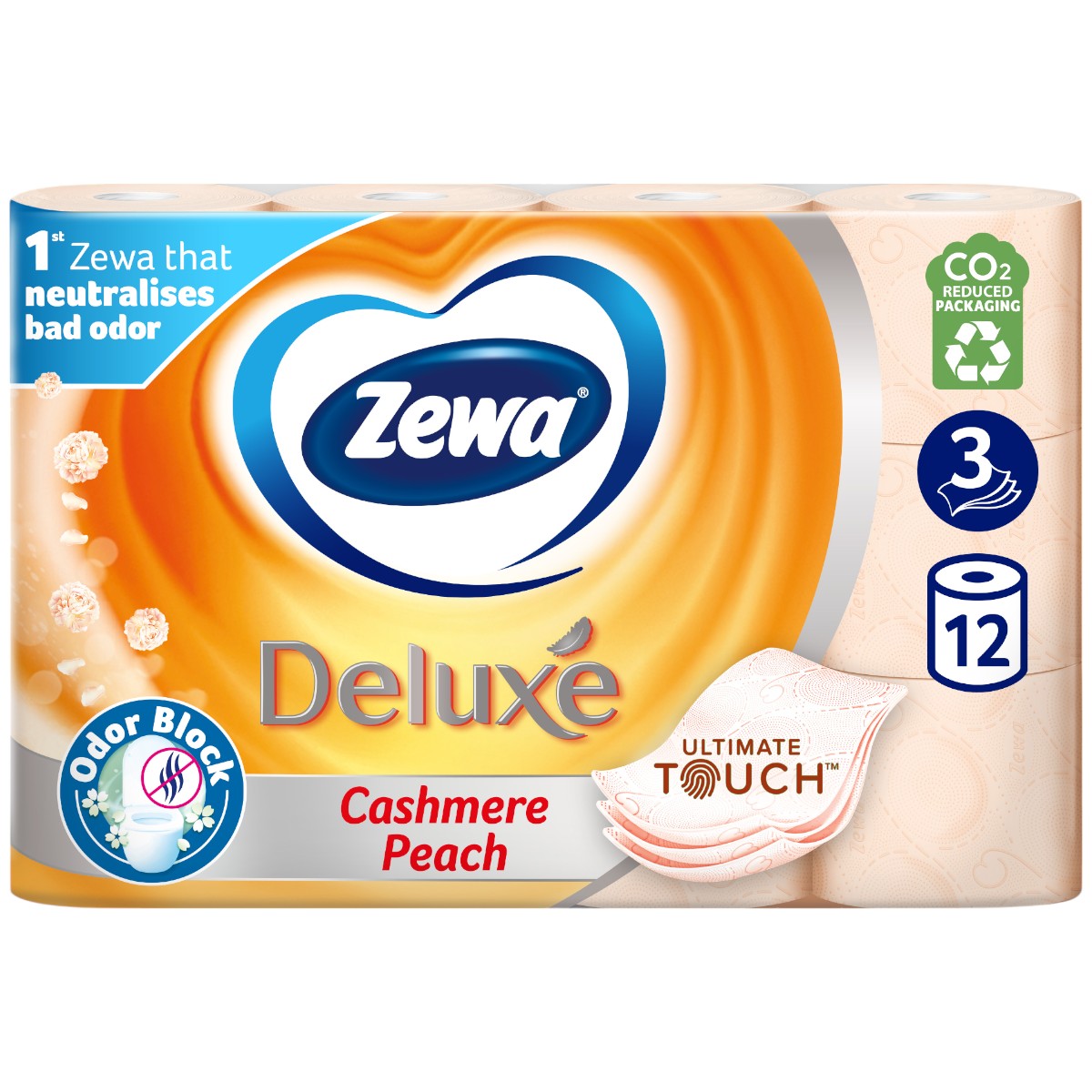 ZEWA DELUXE HARTIE IGIENICA 12ROLE PIERSICA 3STR